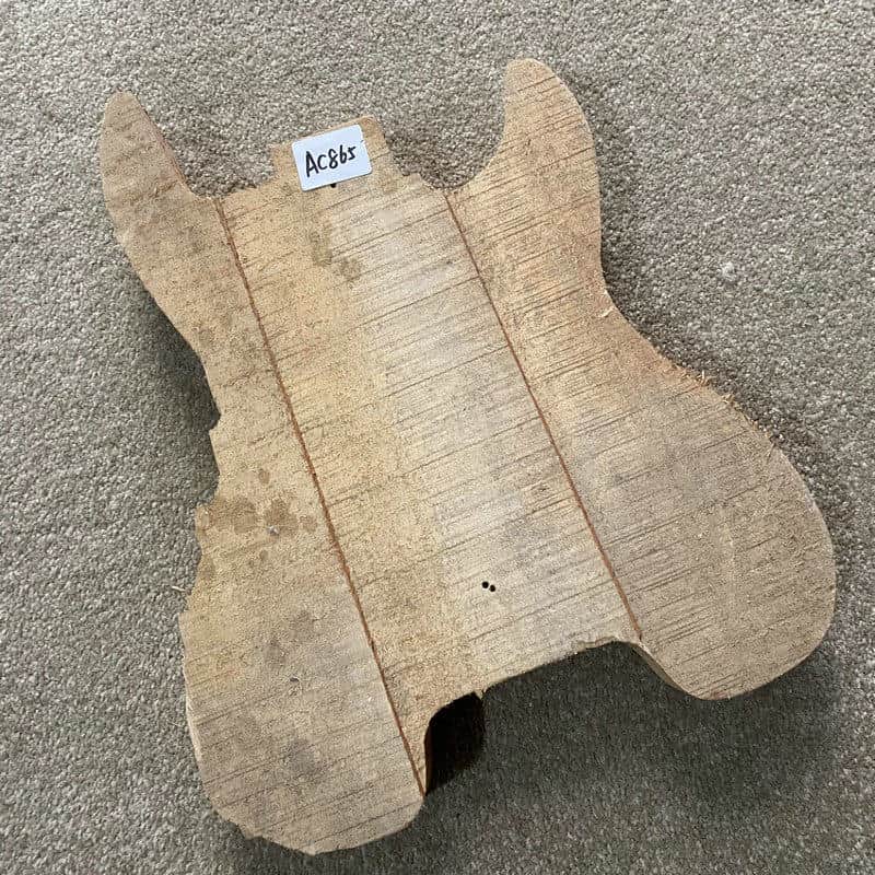 Headless Guitar DIY Project Body Block Uncut image 1