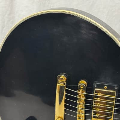 Gibson USA Custom Shop Les Paul Custom Guitar with COA + Case - Ebony / Black image 5