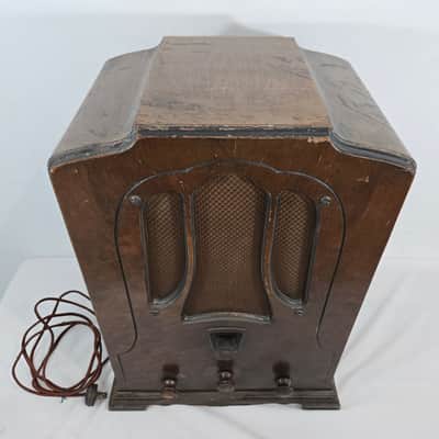 Vintage 1931 RCA Radiola Superette R7 Superheterodyne Tube Radio Art Deco Tombstone - PICKUP ONLY in PHOENIX, AZ image 3