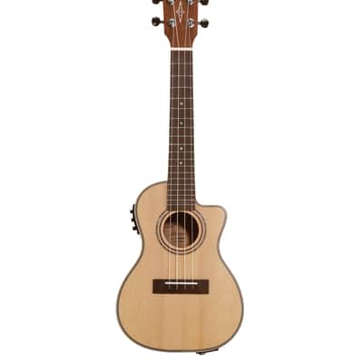 Alvarez AU70CCE Artist Concert Cutaway Acoustic-Electric Ukulele (Natural Satin) image 2