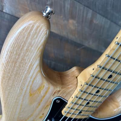 Vintage 1977 Fender Stratocaster Hardtail - Natural image 8