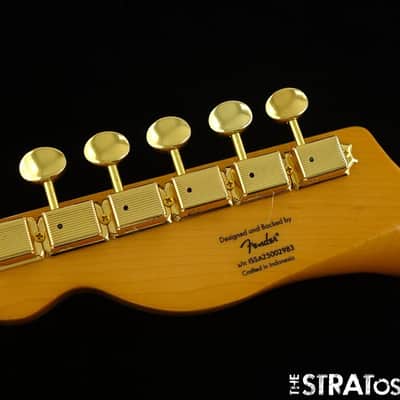 Fender Squier FSR Class Vibe 50s Telecaster NECK + GOLD TUNERS Tele Tinted Maple image 6