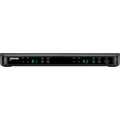 Shure BLX88 Dual-Channel Wireless Receiver Regular Band H10 image 2