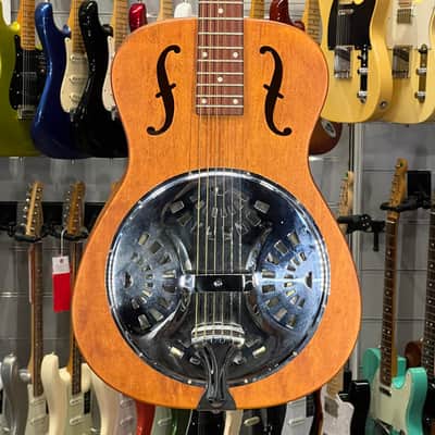 Dobro Hound Dog Round Neck Vintage Brown image 1