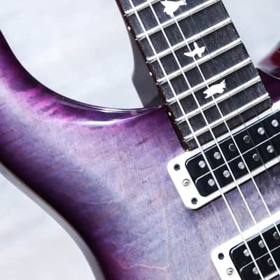 PRS S2 Studio Pattern Regular Faded Gray Black Purple Burst Electric Guitar w/Bag image 5