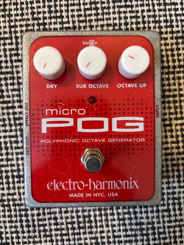 Electro-Harmonix Micro POG Polyphonic Octave Generator 2007 - Present - Red / Gray