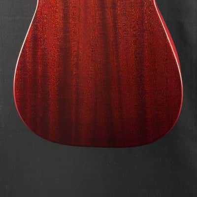 Beard Trailhead-E All Mahogany Roundneck Resonator with Cutaway in Scarlet image 4