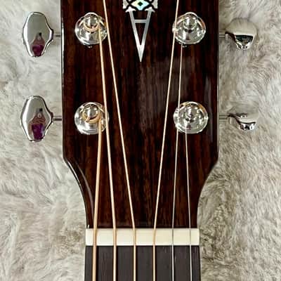 Alvarez Masterworks MD60e Herringbone Dreadnought Acoustic Electric Guitar w/Bag image 3
