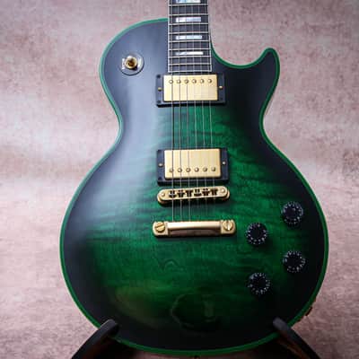 GIBSON USA Custom Shop M2M Les Paul Custom Widow "Green Widow + Ebony" (2024) image 6