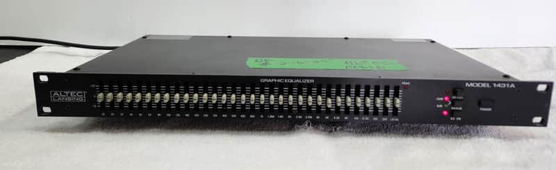 ALTEC LANSING Vintage graphic equalizer Model 1431A , 31 Band 1/3 Octave (Mono) image 1