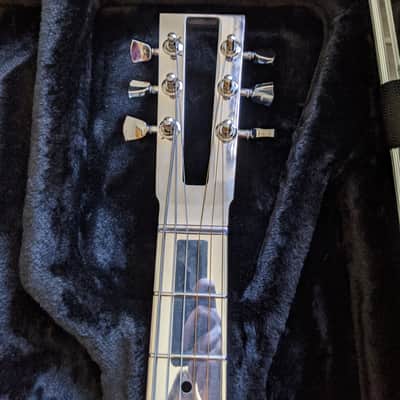 Electrical Guitar Company 2019 Jerry Garcia "Tiger" Acrylic Hybrid OBEL Aluminum Neck image 7