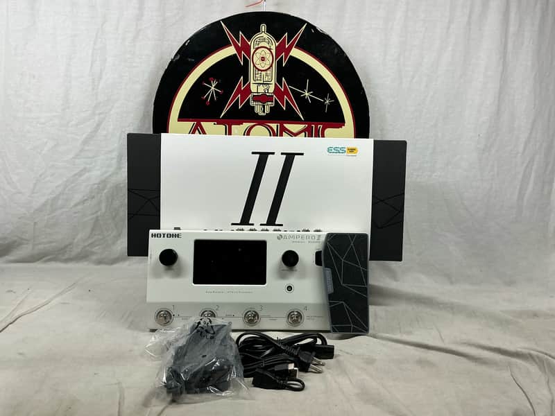 Hotone Ampero II 2 Amp Modeler Multi-Effects Processor Pedal with Power Supply + Box image 1