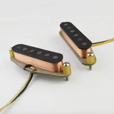 Cream Vintage Alnico 5 Guitar Mustang Style Pickups Set image 2