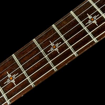 2025 Knaggs Chena A Hollowbody Archtop w Humbucker and Piezo ~ Dark Cherry Burst Gloss image 7