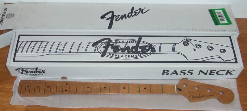 Fender® Jazz Bass Roasted Maple Neck~9.5" Radius~22 MJ Frets~Modern "C"~MIM~New image 1