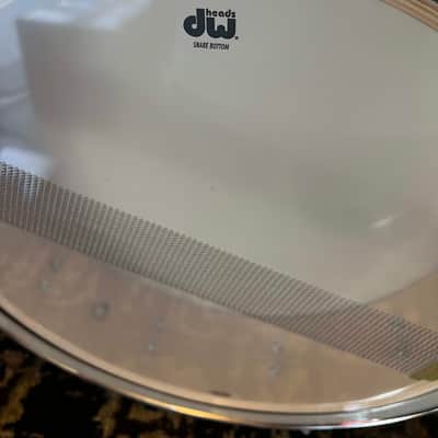 DW 3.14" x 14" Collector's Series Maple Pi Snare Drum - Black Oyster Glass w/ Chrome Hardware image 5