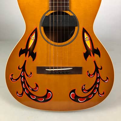Wilco Loft Sale  - AUCTION ITEM: 2019 Collings Waterloo Acoustic Custom Painted for Jeff Tweedy image 2