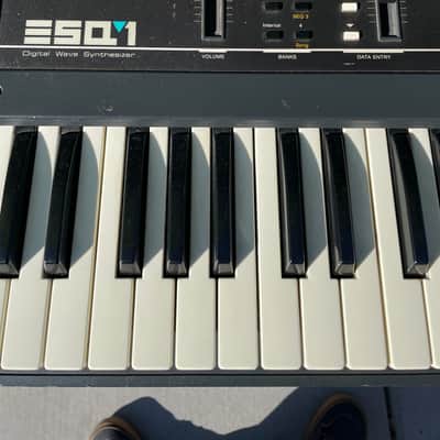 Vintage Ensoniq ESQ-1 Wave Synthesizer 1987 - Black image 5