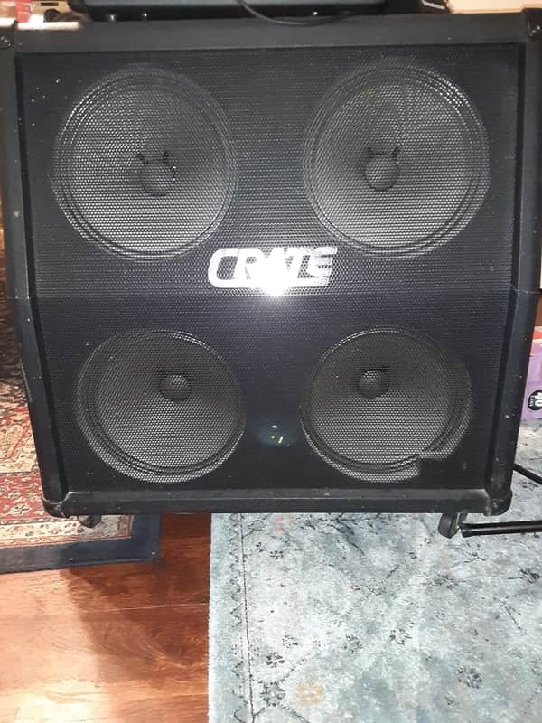 Crate Gx412s 4x12 Guitar Speaker Cabinet 1990s Black | Reverb