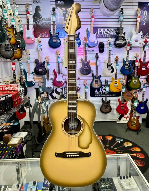 Fender Limited Edition California Vintage Malibu with Case, Antigua Pickguard, Antigua image 1