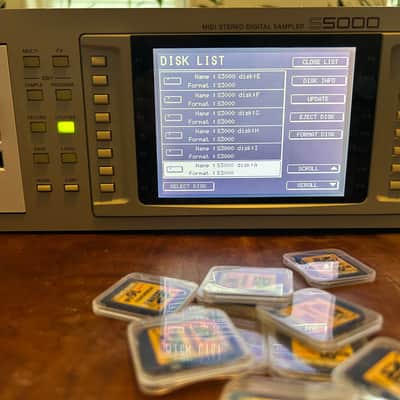 Akai S5000 V2 MIDI Stereo Digital Sampler - 16 Analog outs, 1TB SD ZuluSCSI w 130+GB of sound, sample & instrument libraries, 20x SD card CD-ROM Libraries (1998) image 24