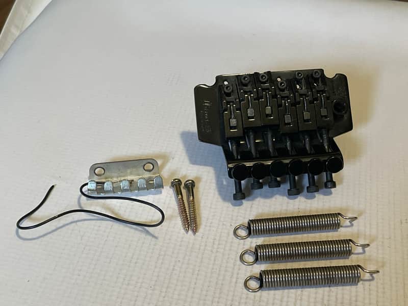 1990's Japan Ibanez RG Series TRS Takeuchi Black Floyd Rose Tremolo Bridge Vibrato image 1
