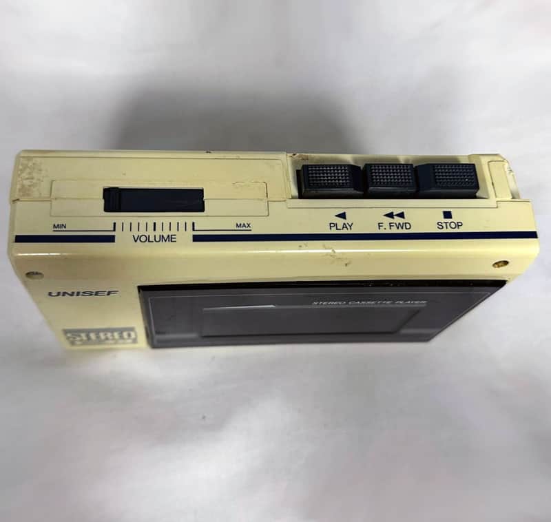 UNISEF Z-1 Vintage Working Portable Cassette Tape Player | Reverb