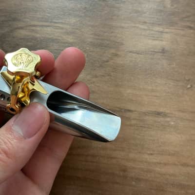 Limited Edition Theo Wanne Ultra Durga Alto Sax Mouthpiece 8 - hand-faced, stainless steel! image 5