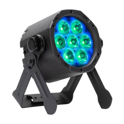 American DJ ElectraPix Par 7 RGBAL+UV LED IP65 Wireless DMX Par Light+Fogger+Bag image 3