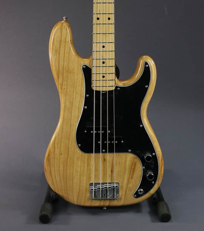 Fender Limited Edition '70s Ash Precision Bass Natural | Reverb