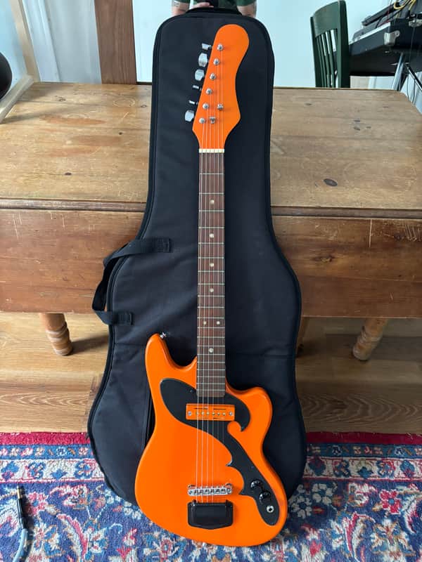Teisco Offset 1960s Refinish 1960s - Orange image 1