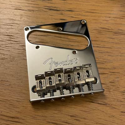 Fender '08-16 American Standard Telecaster Bridge Bent Steel Saddles USA Tele Elite Ultra image 2