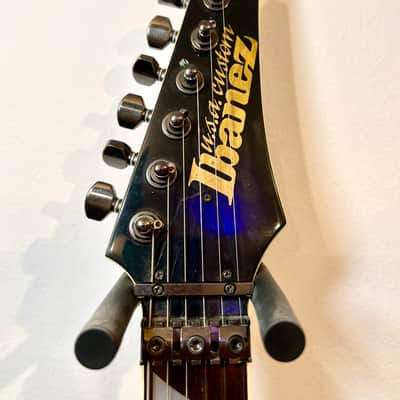 Ibanez 1991 Ibanez USA Custom UCGR1 "Surprise" by Pamelina H. – Rare Factory Sharktooth Inlays – Original IBZ/USA F3 Pickup 1991 - Custom image 3