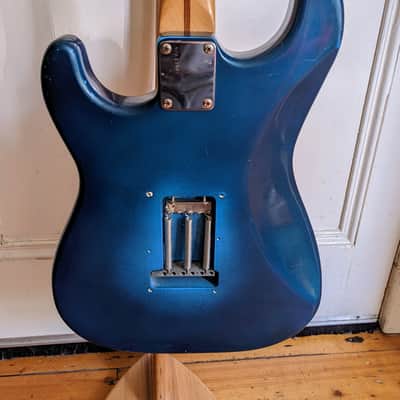 Squier Stratocaster Made in Japan FugiGen 1993 - Blue Burst Finish image 9