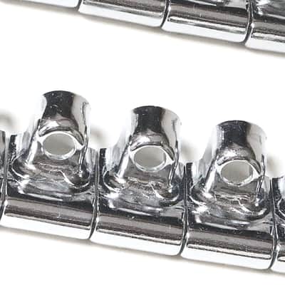 (6) Leedy Hoop Clips, Chrome Plated Brass / 1940s-50s image 5
