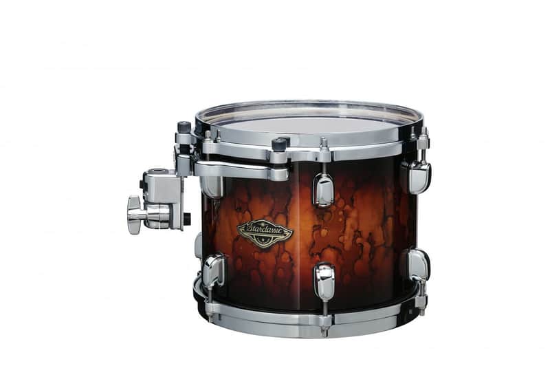 Tama WBST12R-MBR Starclassic Walnut/Birch Lacquer Rack Tom 12 - Molten Brown Burst image 1