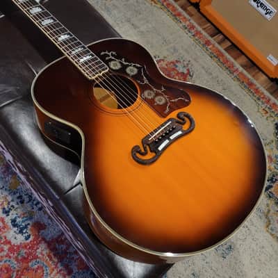 1989 Orville by Gibson Jumbo J-200 Acoustic-Electric - Sunburst image 5