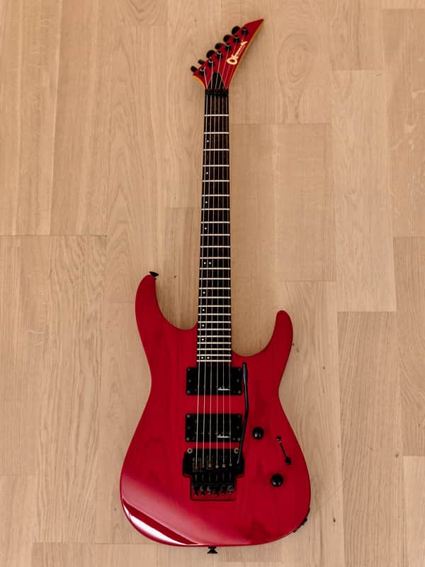 1990 Charvel by Jackson Super Dinky SDK-085-HH See Through Red