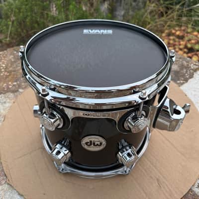 DW Collectors Piano Black Maple 10 x 9 Tom Drum Collector's - EXCELLENT image 9