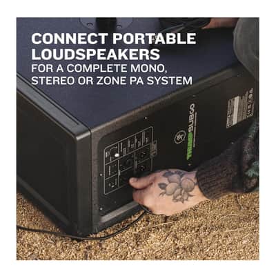 Mackie ThumpSub GO Battery Powered Subwoofer 400W with 8 Inch Drivers (Black) image 6