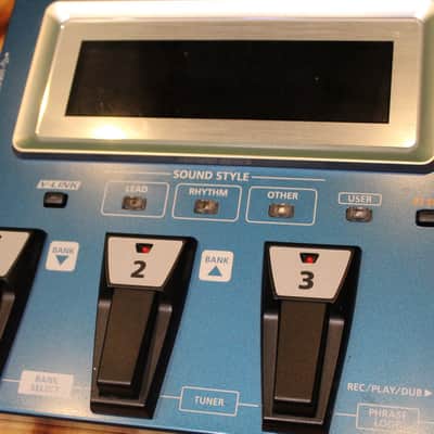 Roland GR-55 Guitar Synthesizer GR COSM Blue Set with Adaptor and Midi Cable (Used) image 4