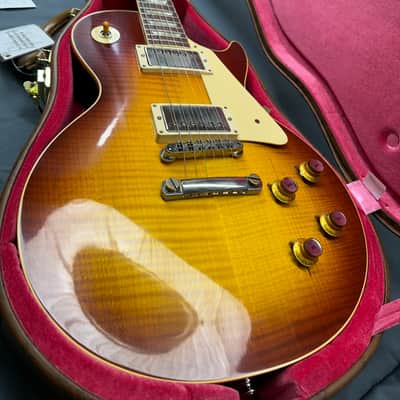 Gibson Custom Shop 60th Anniversary '60 Les Paul Standard #001548 Reissue V2 2020 - Tomato Soup Burst image 3