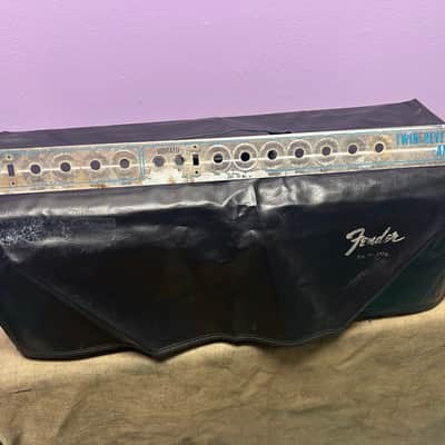 Fender Twin Reverb Face Plate 1970’s - Silver Face image 1