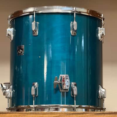 1980's Tama Superstar 16" Aquamarine Floor Tom 16x16 image 3