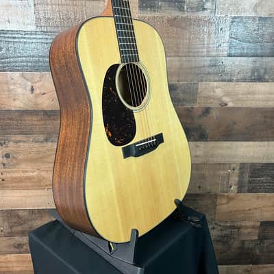 Martin D-18 Satin Standard Series Left Handed Acoustic Guitar - Satin Natural with Aging Toner, Free Ship, 366 image 3