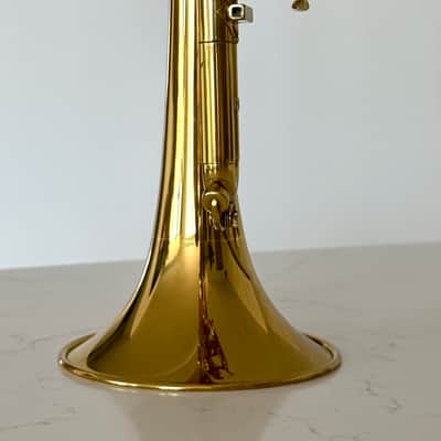 King Tempo II 603 Student/Intermediate Bb Cornet w/original case. - Lacquered Brass image 11