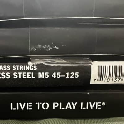 Dunlop DBS45125 Medium Stainless Steel 5-String Bass Strings (45-125) image 2