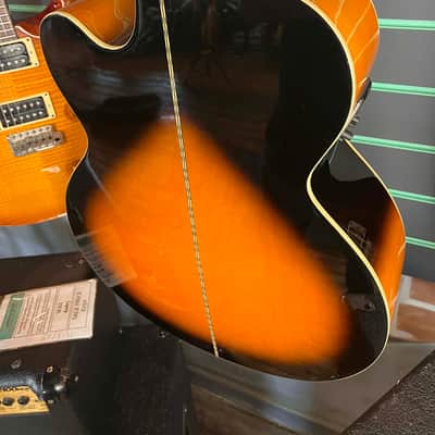 Epiphone EJ200CE Vintage Sunburst 2012 Modified Jumbo Electro-Acoustic Guitar image 12