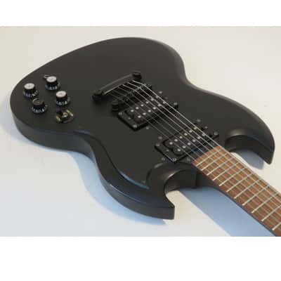 Epiphone G400 Gothic XII Matt Black SG Electric Guitar image 8