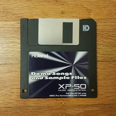 Roland XP50 Demo And Sample File Floppy disk